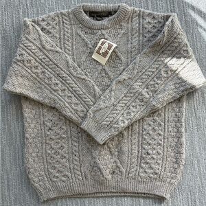 Inis Crafts Wool Fairisle Sweater Jumper